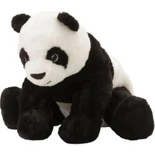 IKEA Yumuşak Peluş Panda Oyuncak Beyaz-Siyah 30 cm