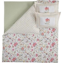 Savlar Store Soley | Leticia |%100 Pamuklu Çift Kişilik Nevresim Takımı Yeşil