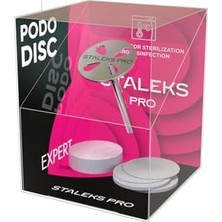 Savlar Store Staleks Pododisc Pediküre+5 Yedek Dosya 180 Grit Profesyonel Ev Kullanımı Paslanmaz Çelik (Pdset-15)