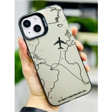 Savlar Store 13-14 ve 15 ile Uyumlu Parmak Izi Bırakmaz Baskı Desenli Metalik Electro Silikon Kılıf