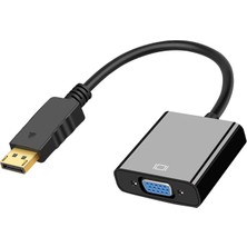Forzacase Displayport (Dp) To VGA Adaptör Çevirici Dp Erkek - VGA Dişi Görüntü Aktarıcı - FC1202