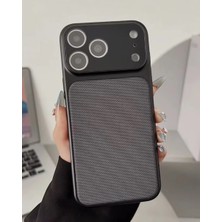 Kılıf House Iphone Uyumlu Lens Koruyuculu Premium Tech Dokulu Magsafe Destekli Kılıf
