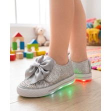 Surpie Shoes Kız Çocuk Günlük Ayakkabı, Çocuk Işıklı Ayakkabı, (22-30 Numara Aralığı Işıklıdır)