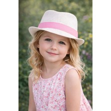 Kuru Hasır Çocuk Fötr Şapka