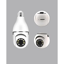 Buyx Akıllı Duy Kamera Gece Görüşlü ve Hareket Algılama Sensörlü - BU002T-7GHQ75