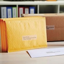 Teknocan Marketing S0722410, Lw Geniş Adres Etiketi, (89X36 Mm) 260 Etiket/paket, Şeffaf - (99013)