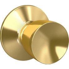 Teknocan Marketing F10VBEL605 Çan Geçiş Topuzu, Parlak Pirinç