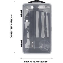 Teknocan Marketing 115 Parça Tornavida ve Onarım Seti – Telefon, Saat, Gözlük ve Elektronik Cihazlar Için Çok Amaçlı Hassas Onarım Aletleri, Ergonomik Saplı, Krom Vanadyum Çelik | TTS-115