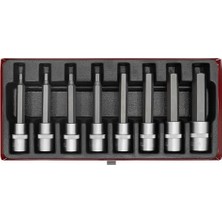Teknocan Marketing Sealey AK9310 Alyan Uç Seti 8 Parça 1/5,1 cm Sq Drive Metrik