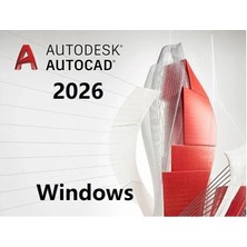 Autodesk AutoCAD 2026 (Windows) - 1 PC 2 Yıl Serial Key (Bireysel Kullanıcı)