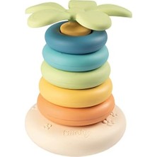 Teknocan Marketing 181202, S.green Roly Poly Piramid Oyuncak, 5 Renkli, Geri Dönüştürülebilir, Eğitici ve Öğretici