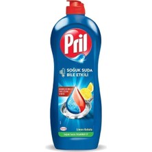 Pril 675 g Sıvı Bulaşık Deterjan Limon Kokulu Kendiliğinden Yağ Çözme Etkisi ile