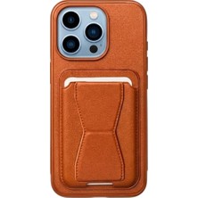 Kılıf House Iphone Uyumlu Flex Wallet Deri Kartlıklı Standlı Kılıf