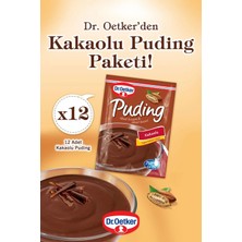 Dr. Oetker Puding Kakaolu 12'li