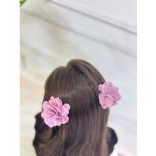 Shclothing Accessory Çiçekli Klips Toka
