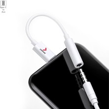 Bukrem Store Loovox Type-C'den Aux'a Dönüştürücü Aparat 3.5mm Aux Kablo