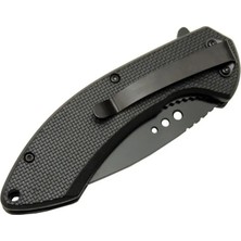 DS LLC Ieg ™ 4215 Kırmızı Kamp Çakı 20CM- Yarı Otomatik, Kemerlikli, Oluklu DSLLCRS-IEGK34