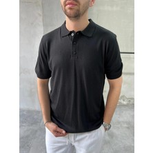 Difransel Jeans Erkek Relax Fit Düğmeli Polo Yaka Tişört