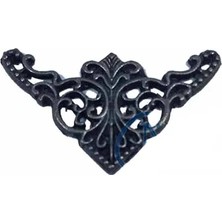 AyrStore Buğz Dekoratif Köşe Süsü, Köşelik - Küçük, 19X34MM, Eskitme, 1 Adet
