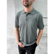 Difransel Jeans Erkek Relax Fit Düğmeli Polo Yaka Tişört