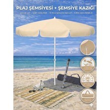 Form Outdoor Plaj Şemsiyesi + Şemsiye Kazığı + Taşıma Çantası Hediyeli