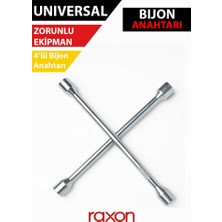 Raxon Universal 4’lü Bijon Anahtarı – Oto Tamir ve Yol Yardım Aparatı