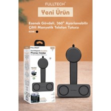 Azurtech FHD28 Telefon Tutucu, Güçlü Mıknatıs Yapısı Sayesinde Telefonunuzu Güvenle Sabitler. Çift Manyetik Alan Sayesinde Daha Sağlam ve Dengeli Kullanım Sunar.