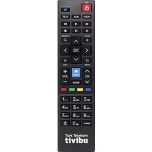 Belirtilmemiş Orj. Ürün Görsel Aynı Orgınal Tivibu Home+Tv Apps Tuşlu Uydu Alıcı Kumandası Orjinal