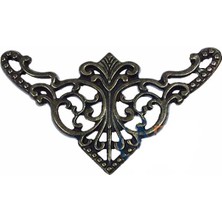 AyrStore Buğz Dekoratif Köşe Süsü, Köşelik - Büyük, 31X55MM, Antik, 1 Adet