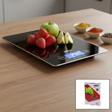 Çerçici Sinbo SKS-4526 ( Cam ) Mutfak Tartısı Terazi ( LCD Ekran ) ( 5kg/1gr ) (PILLI=CR2032) (Gr/oz/ml/ıb Ölçüm)*24