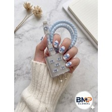 BMP GLOBAL Mavi Kurdele Figürlü Kablo Koruyucu ve Adaptör Koruma Seti 18W/20W Typce-C