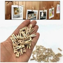 MiraLive Mandal Mini Ahşap Mandal (10 Adet)