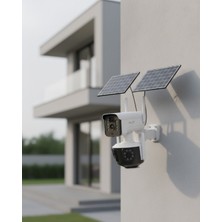 İsingir Shopping Çoklu Lensli 9mp Solar Ip Kamera Uzaktan Izleme ve Alarm Bildirimli - IS002Y-7QBJR2