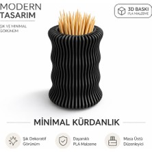 Studio Aslan Design Minimal Kürdanlık | Dekoratif Masa Üstü Organizer | 3D Baskı Pla Modern Tasarım | Şık ve Dayanıklı