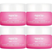 Agarta Doğal Nemlendirici Su Bazlı Gündüz Kremi 50 ml (4 Lü Set)