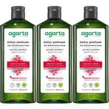 Agarta Doğal Şampuan 400 ml Saç Dökülmesine Karşı Çözüm (3 Lü Set)