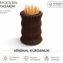 Studio Aslan Design Minimal Kürdanlık | Dekoratif Masa Üstü Organizer | 3D Baskı Pla Modern Tasarım | Şık ve Dayanıklı