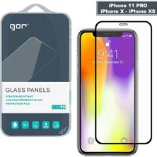 İsingir Shopping Gor iPhone 11 Pro - Xs - x 5.8 9d Hardening Tempered Full Cam Ekran KORUYUCU-(5775) - IS002Y-7S3M91