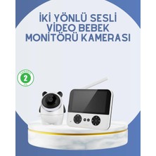 Uslucan Alışveriş Kablosuz Bebek Monitörü 720P Görüntü ve Geniş Ekran