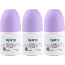 Agarta Roll-On Kadın 50 ml Fresh Lycıa Sensatıon (24 Saat Etkili Ter Kokusu Önleyici) (3 Lü Set)
