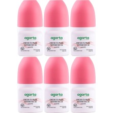 Agarta Roll-On Kadın 50 ml Fresh Flower Sensatıon (24 Saat Etkili Ter Kokusu Önleyici) (6 Lı Set)