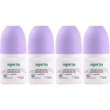 Agarta Roll-On Kadın 50 ml Fresh Lycıa Sensatıon (24 Saat Etkili Ter Kokusu Önleyici) (4 Lü Set)