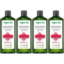 Agarta Doğal Şampuan 400 ml Saç Dökülmesine Karşı Çözüm (4 Lü Set)