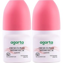 Agarta Roll-On Kadın 50 ml Fresh Flower Sensatıon (24 Saat Etkili Ter Kokusu Önleyici) (2 Li Set)