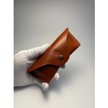Hatka Leather Craft El Yapımı Hakiki Deri Gözlük Kılıfı