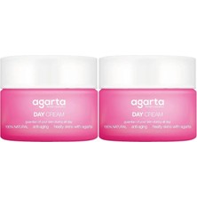 Agarta Doğal Nemlendirici Su Bazlı Gündüz Kremi 50 ml (2 Li Set)