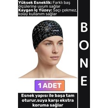 Wintoup #bone Konforlu Esnek Yumuşak Havuz Deniz Yüzme Kaygan Iç Yüzey Çok Şık Kulağa Su Geçirmez Saç Bonesi