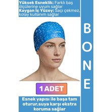 Wintoup #bone Konforlu Esnek Yumuşak Havuz Deniz Yüzme Kaygan Iç Yüzey Çok Şık Kulağa Su Geçirmez Saç Bonesi