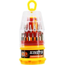 İlk El Grup Kinetex KTX-2686 31 Parça Yumurta Model Kutulu Telefon Tornavida Bits Uç Seti