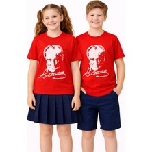 Baglan Atatürk Baskılı Çocuk Tişört BGL-ST05506